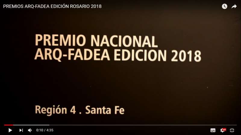 PREMIOS ARQ-FADEA EDICIÓN ROSARIO 2018