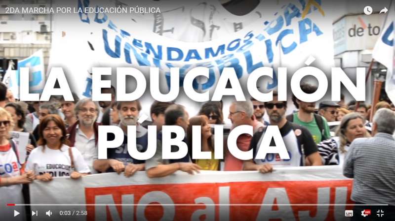 2DA MARCHA POR LA EDUCACIÓN PÚBLIC